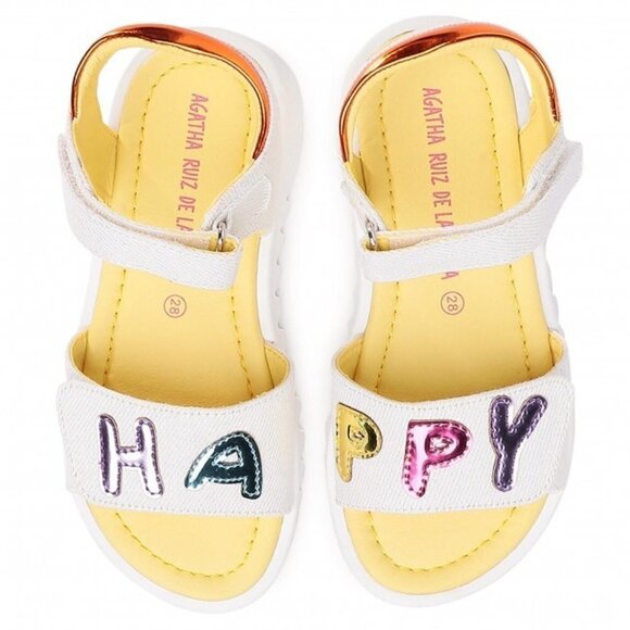Agatha Ruiz de la Prada Happy Colorful Kids Sandals Size EU 27 - Picture 1 of 8